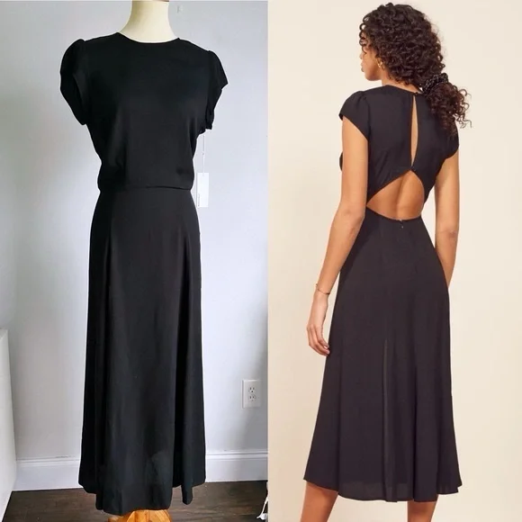 Elegant Black Dress - Reformation w/o Tags - Picture 1 of 5